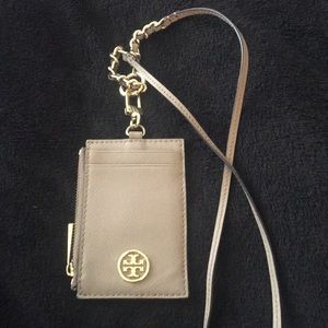 Tory Burch Grey Robinson Lanyard